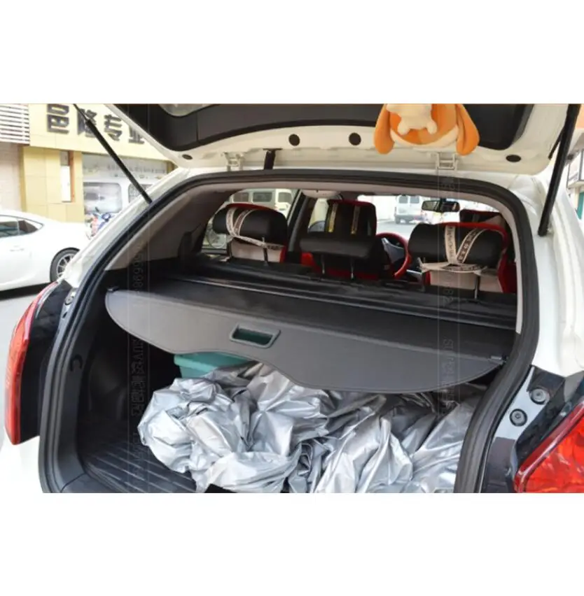 

Rear Trunk Security Shield Cargo Cover For Ssangyong Korando 2014 2015 2016 2017 2018 2019 High Qualit Auto Accessories
