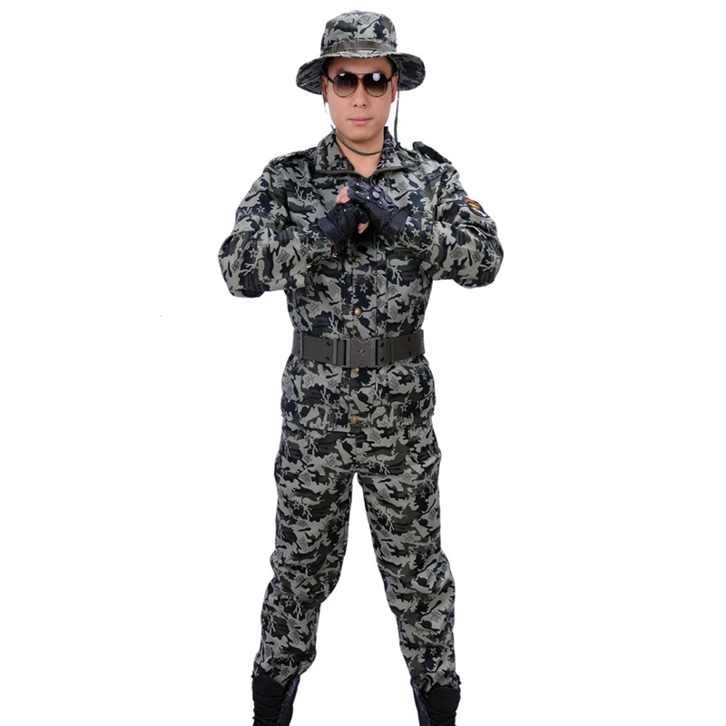 Army suit Set 5 ACU куртка тактическая одежда военный спецназ камуфляж Маскировка джунгли и пустыня Униформа мужские костюмы для женщин одежда - Цвет: Army suit Set 5