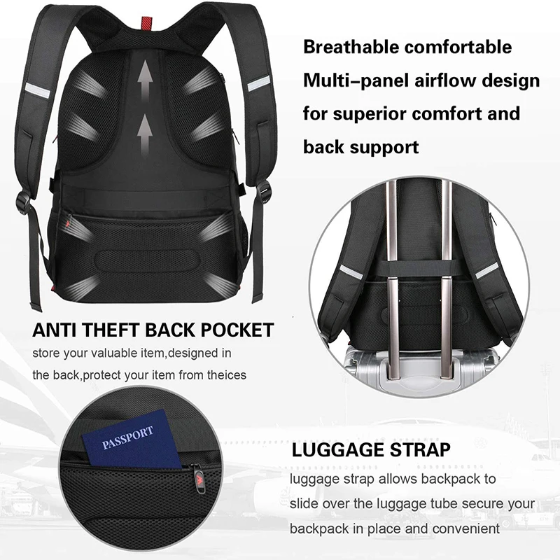 Дорожный рюкзак Matein 55L черный 18 дюймов женские и мужские сумки с весовой шкалой