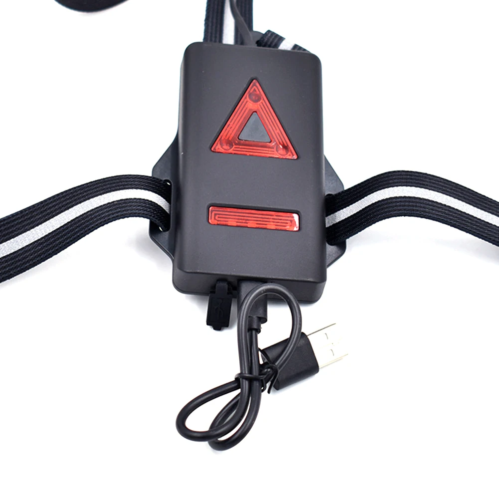 

Outdoor Sport LED Night Running Light USB Rechargeable Chest Lamp Jogging Warning Light Cycling Torch Night Running Flashight