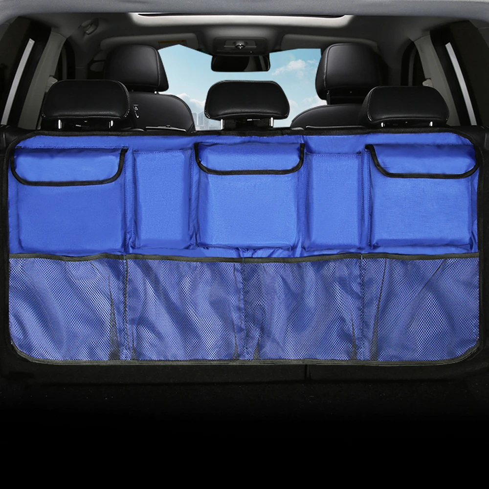 Автомобильный задний сумка для хранения на спинку сиденья с несколькими
