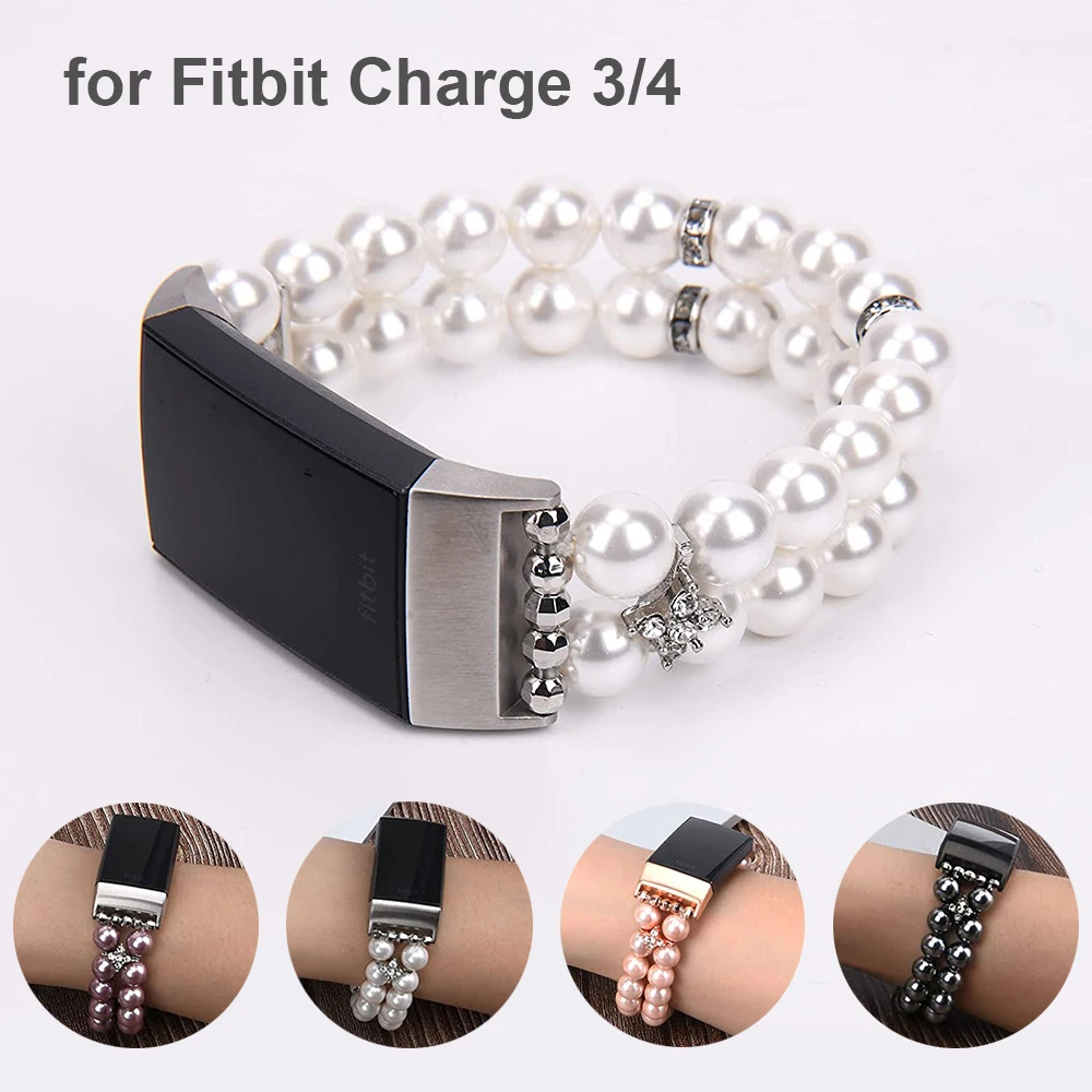 

Women Dressy Bracelet for Fitbit Charge 3 4 Wristband Strap for Fitbit Charge 3 SE Band Replacement Jewelry Straps Watchband New