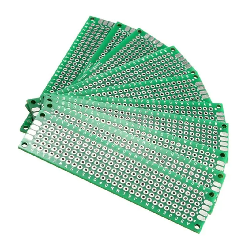 20 шт./лот 5x7 4x6 3x7 2x8 см на одной стороне прототип печатной платы PCB 5*7 4*6 3*7 2*8 универсальная плата PCB пластина для пайки