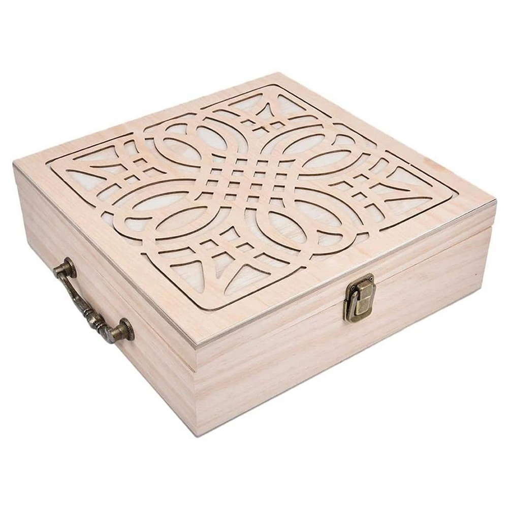 Коробка для хранения эфирных масел 62 ячейки деревянный органайзер чехол Женский
