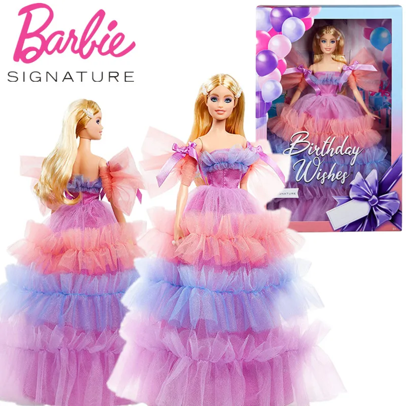 Оригинальные куклы Барби новые пожелания на день рождения Коллекционное издание