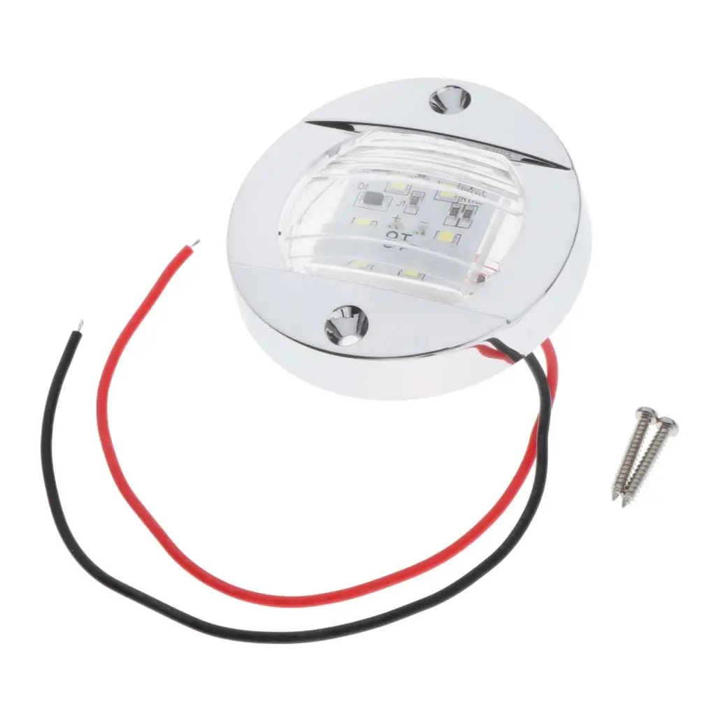 

Marine Boat LED Stern Lights Lamps 12V 3 Inch Transom Mount White