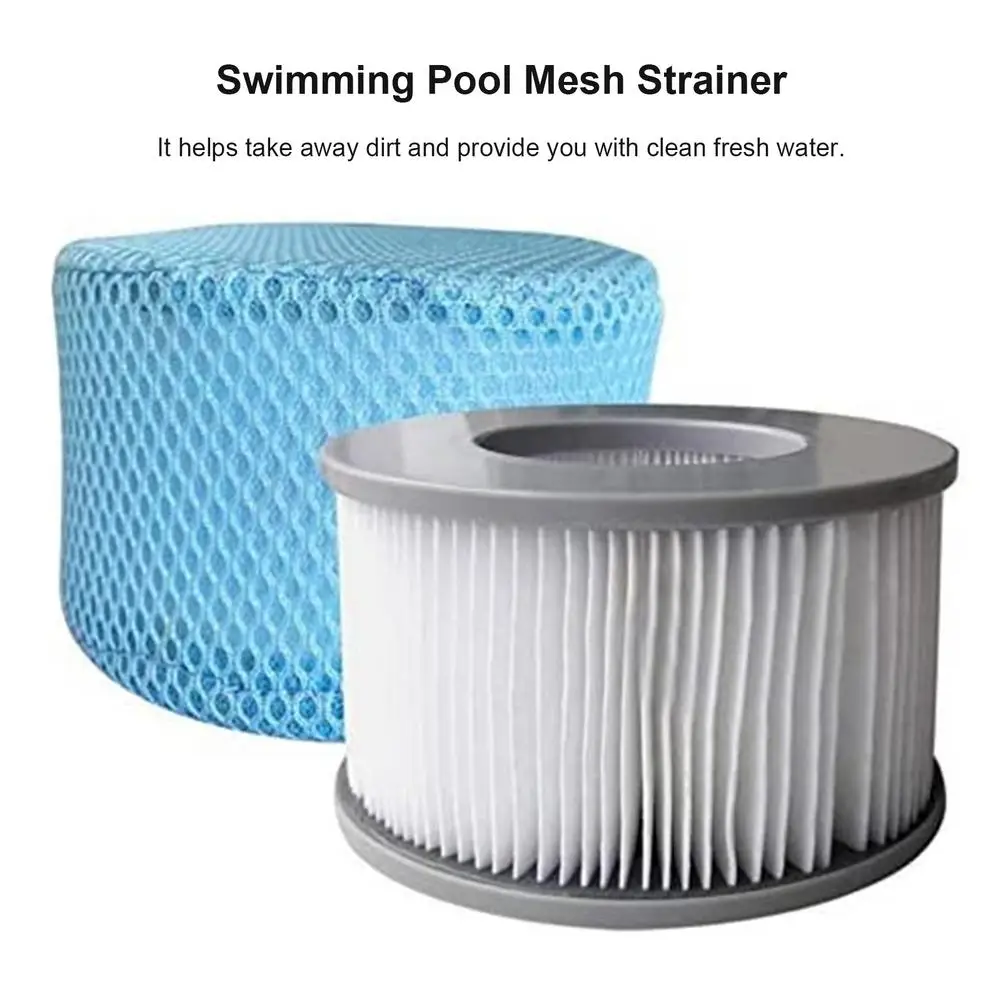 

2pcs Filter Protective Net Mesh Cover Strainer Pool Spa Accessories For Mspa Hot Tubs Swimming Accessories New Arrival HOT SALE