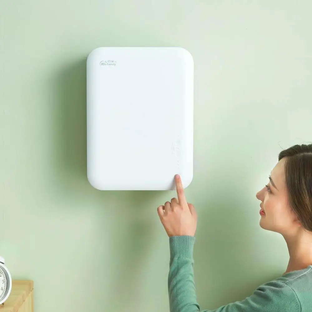 BIOFAMILY N80 Fresh Air System air cleaner electric auxiliary Heating Removal Of formaldehyde PM2.5 5 MiHome App |