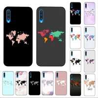 fhnblj world map phone case for samsung a51 01 50 71 21s 70 10 31 40 30 20e 11 a7 2018