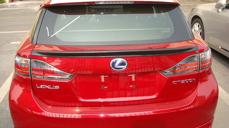 Для Lexus CT200H 2012 2013 2015 украшение автомобиля PU материал Неокрашенный праймер задний
