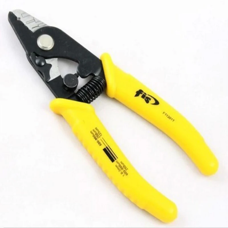 

Free Shipping FIS Fiber stripping pliers F11301T Three segmented stripping design Miller Wire stripper,Application 2mm, 3mm cabl