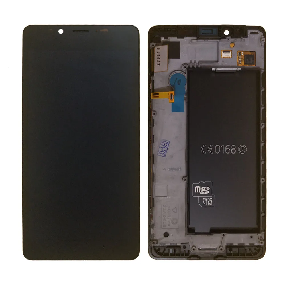 Для Microsoft Nokia Lumia 950 ЖК дисплей и сенсорный экран дигитайзер в сборе с рамкой