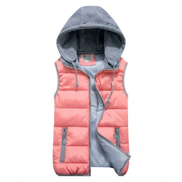 Жилет куртка жилет для женщин пуховой хлопковый зимний без рукавов Женское
