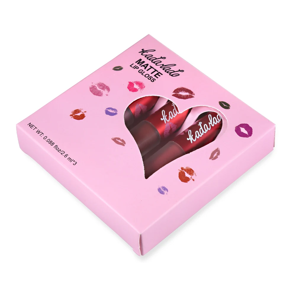 Модная нюдовая Матовая жидкая помада набор водостойкий бархатный блеск для губ