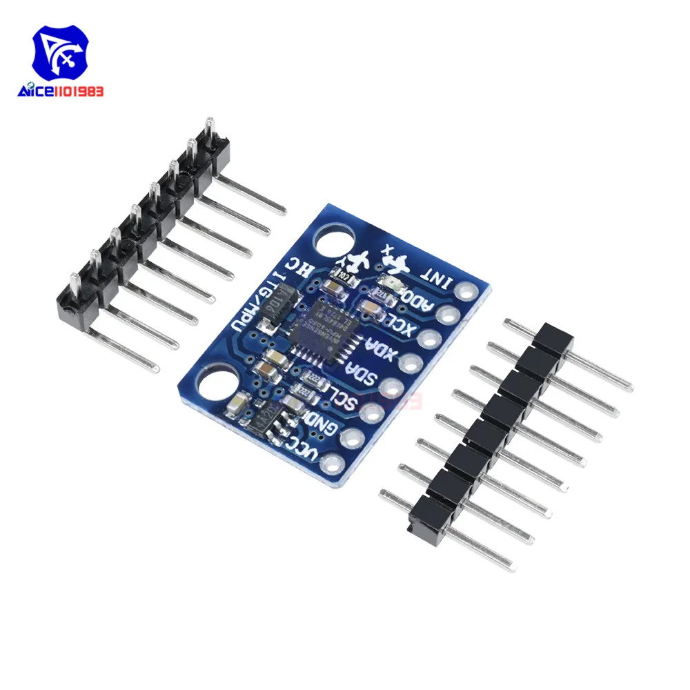 Три оси аналоговые гироскопические датчики акселерометр для Arduino 3 в 5 В интерфейс