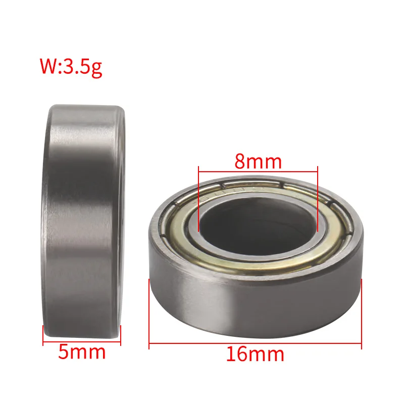 10 шт. ABEC-5 фланцевый шарикоподшипник 608zz 623zz 624zz 625zz 635zz 626zz 688zz 3D принтеры части глубокий паз фланцевый шкив колеса
