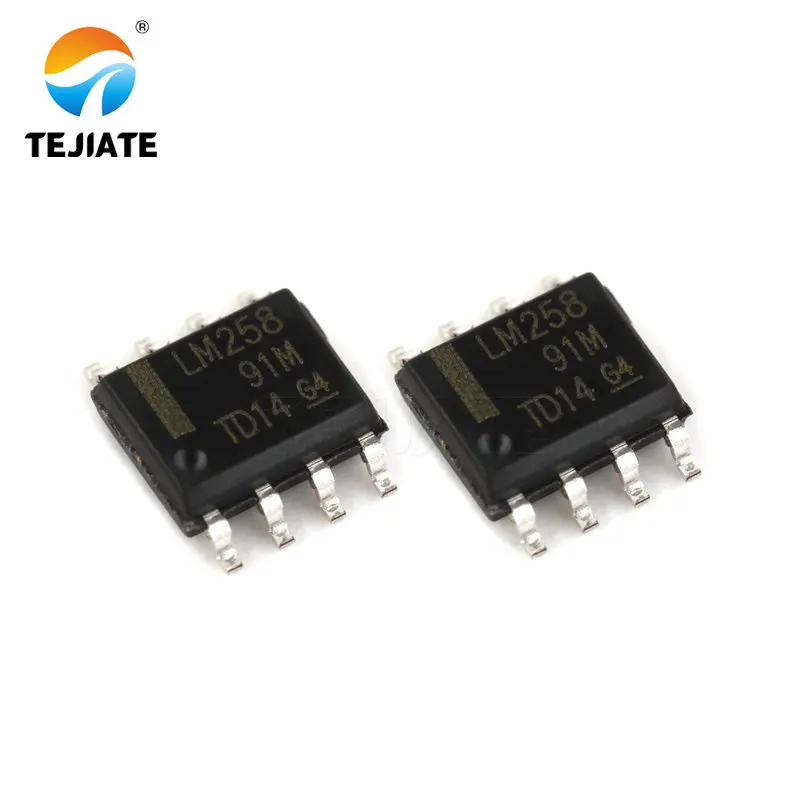 10 шт. LM258 LM258DR двойной операционный усилитель чип sop8 IC | Электронные компоненты и