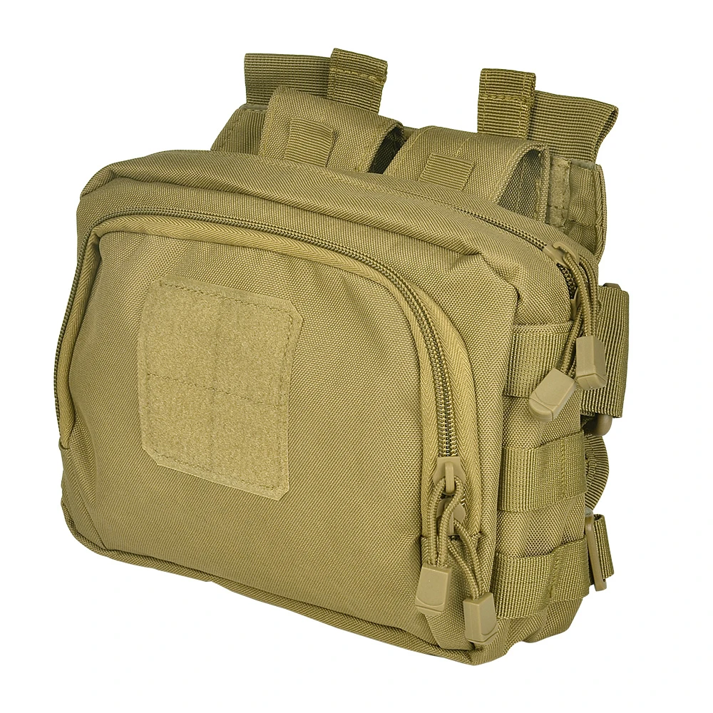 Tactical 2 Banger Bag Modular Messenger Range Bags Quick-prep 5.56 Pistol Magazine Pouch Shooting Gear Airsoft Paintball | Спорт и