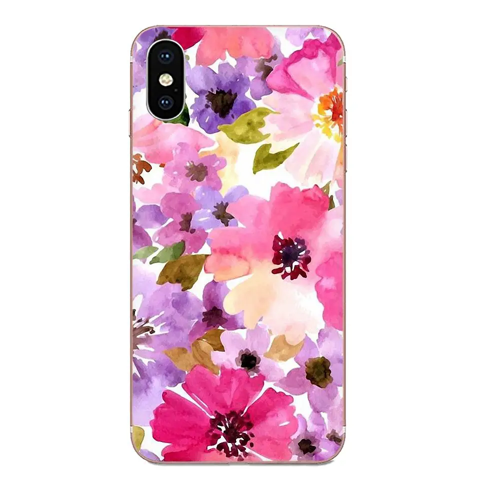 TPU Shell Covers Watercolor Flower Dandelion For Galaxy J1 J2 J3 J330 J4 J5 J6 J7 J730 J8 2015 2016 2017 2018 mini Pro | Мобильные