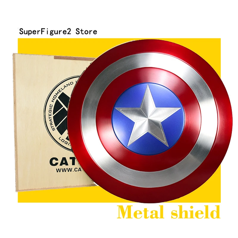 

[Сделано в металле] CATTOYS 1:1 копия щита капитана США и реквизит идеальная версия коллекционный подарок