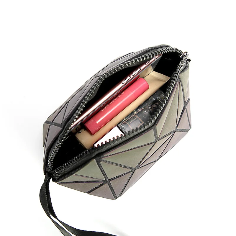 Puimentiua новая косметичка на молнии женская светящаяся сумка для макияжа