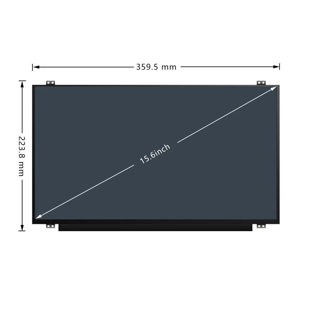 15 6 дюймовый ноутбук LED ЖК дисплей Экран для Dell Inspiron 5567 7557 7567 P65F P66F EDP FHD 1920X1080