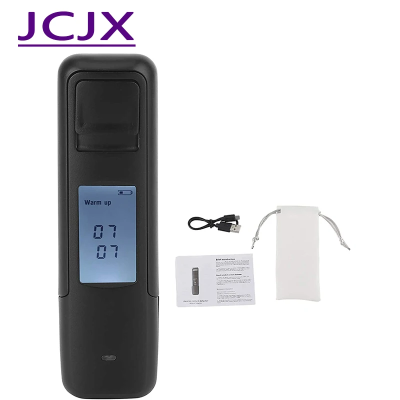 

Портативный Бесконтактный Алкотестер с цифровым дисплеем, USB-зарядка, анализатор дыхания, высокая точность