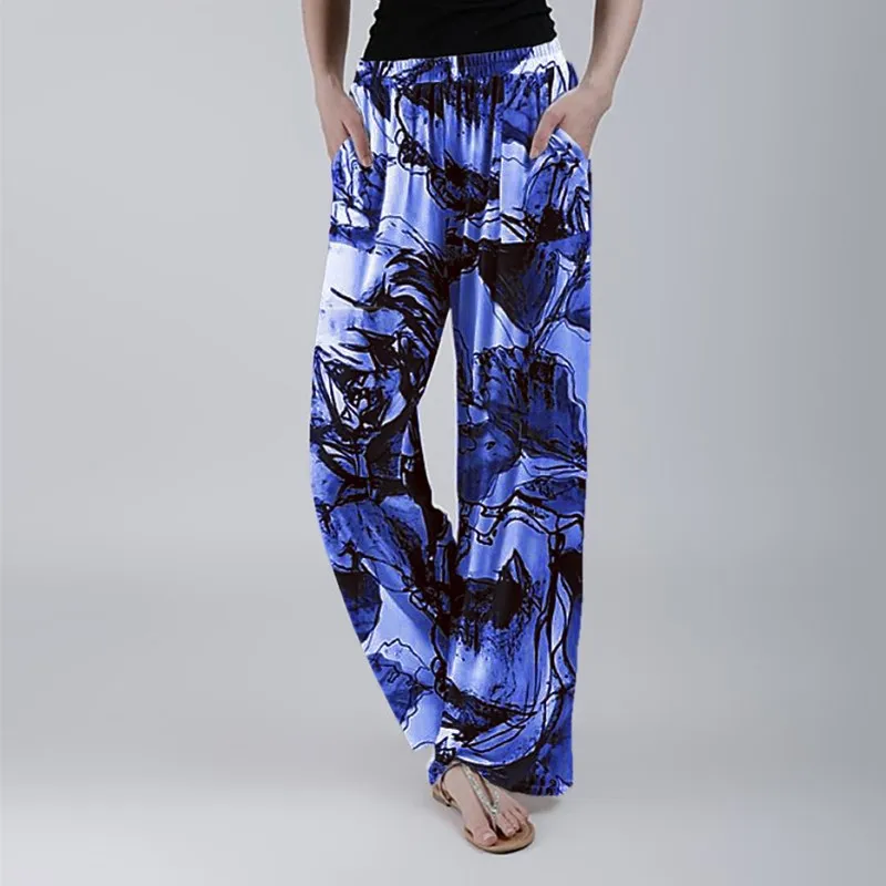 

Pants Women Loose Floral Tie-dye Printed Women Clothing Casual Loose Plus Size Trousers Print Streetwear Sweatpants Gothic