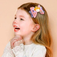 Princess Hairgrips Glitter Hair Bows with Clip Dance Party Bow Hair Clip for Women Girls Hairpin Children Kids Barrettes