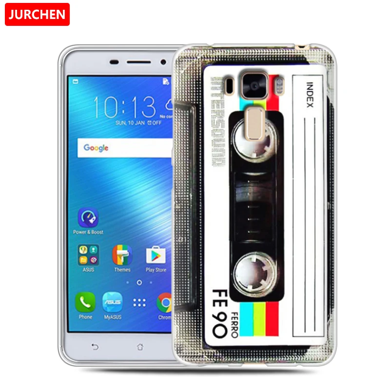 Мягкий чехол JURCHEN из ТПУ для ASUS Zenfone 3 Laser ZC551KL силиконовый с прозрачными краями