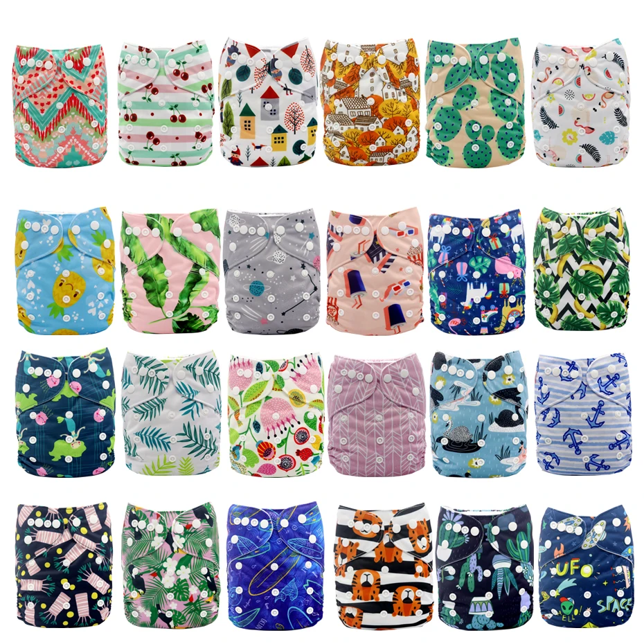 Многоразовые подгузники MABOJ детские тканевые карманные моющиеся экологически