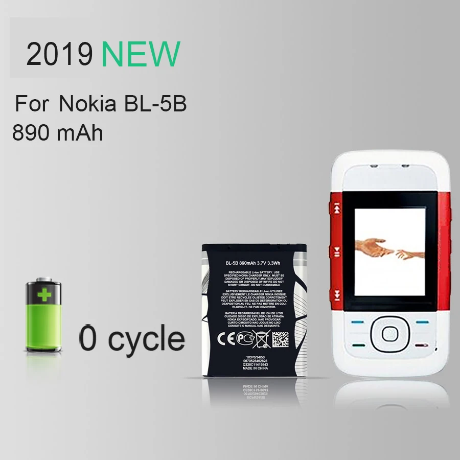 PINZHENG BL-5B телефон Батарея для Nokia BL 5B BL-5B BL5B 5300 5320 6120C 7360 3220 Замена BL 5B Батарея