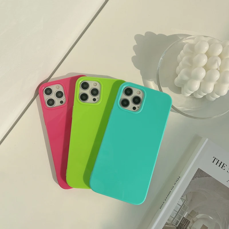 

SJJING Applicable To Apple Case 11 Silicone IPhone 12 for XS Thickened 8/XR Jelly Color phone cases