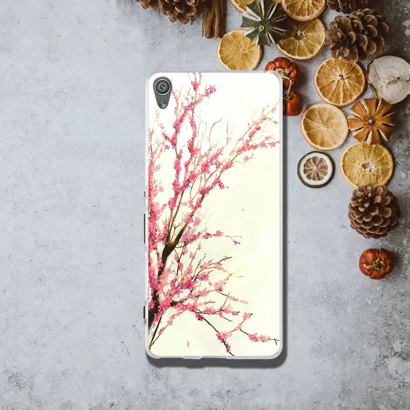 Осенний пейзаж масляная живопись мягкие фоточехлы для Sony Xperia Z Z1 Z2 Z3 Z4 Z5 Compact XA M2 M4 M5