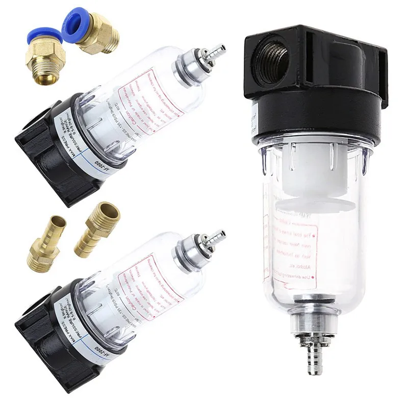 

air source processor AF2000 air oil water separator air compressor spray paint air gun filter single component drainage