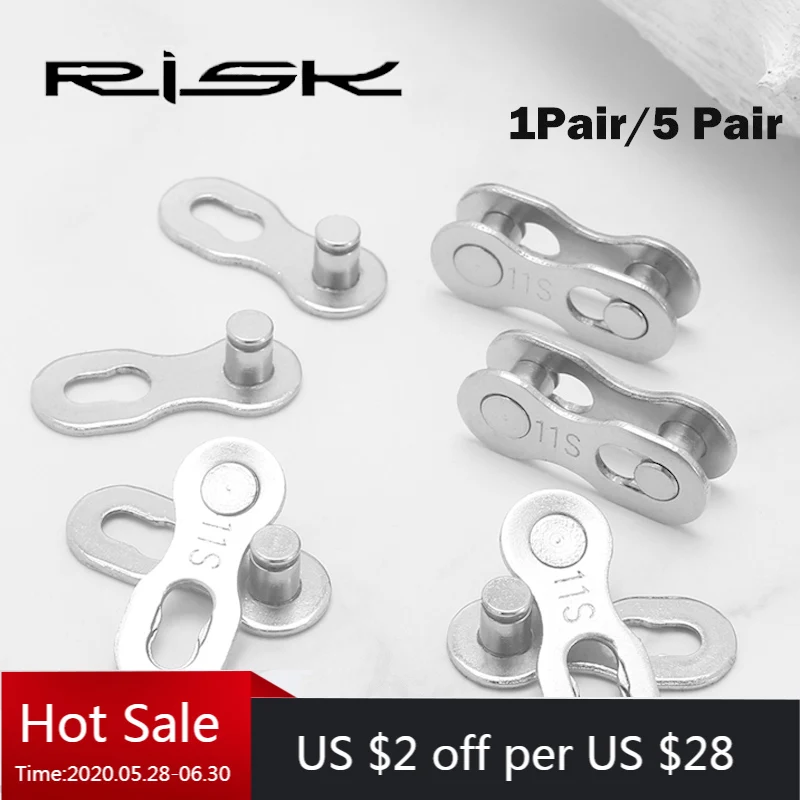 1 пара/5 пар велосипедных цепей горный велосипед соединитель для велосипедной