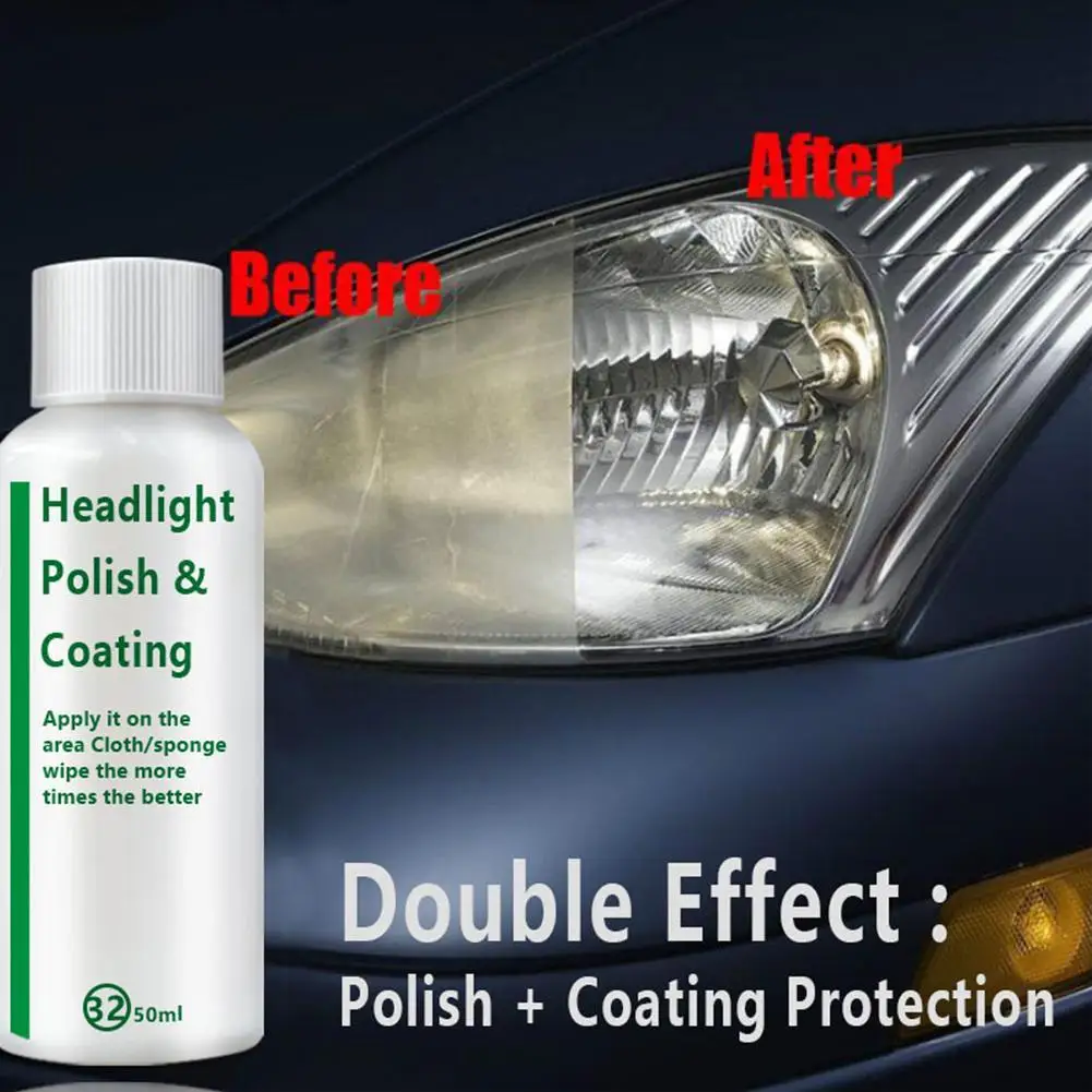 

1 Pcs Car Light Refurbishment Repair Agent Kit, Car Agent Car Repair Repair Headlight Light Refurbishment Plating Crystal F R5Z1