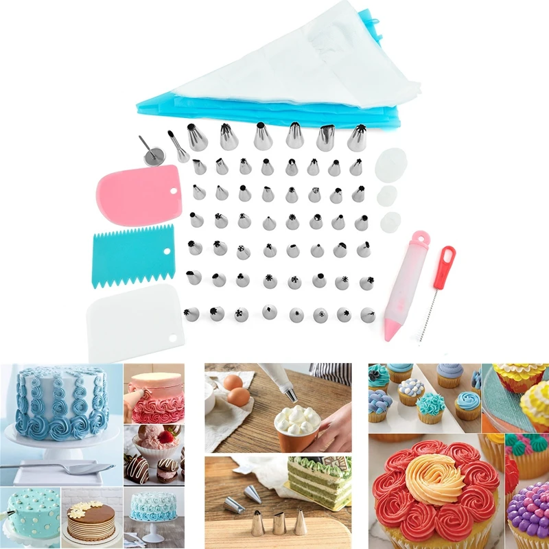 82-piece Set Decorating Mouth Cake Cookies Baking Tool Tools & Pastry Decoration | Дом и сад