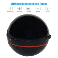 wireless fish finder echo sounder portable sonar 48m smart bluetooth detector fishing alarm compatible with ios android