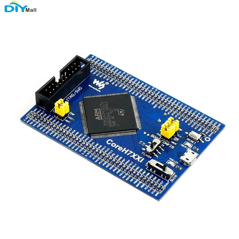 Плата Waveshare STM32 STM32H743IIT6 MCU Core плата полного расширения IO JTAG/SWD интерфейс отладки