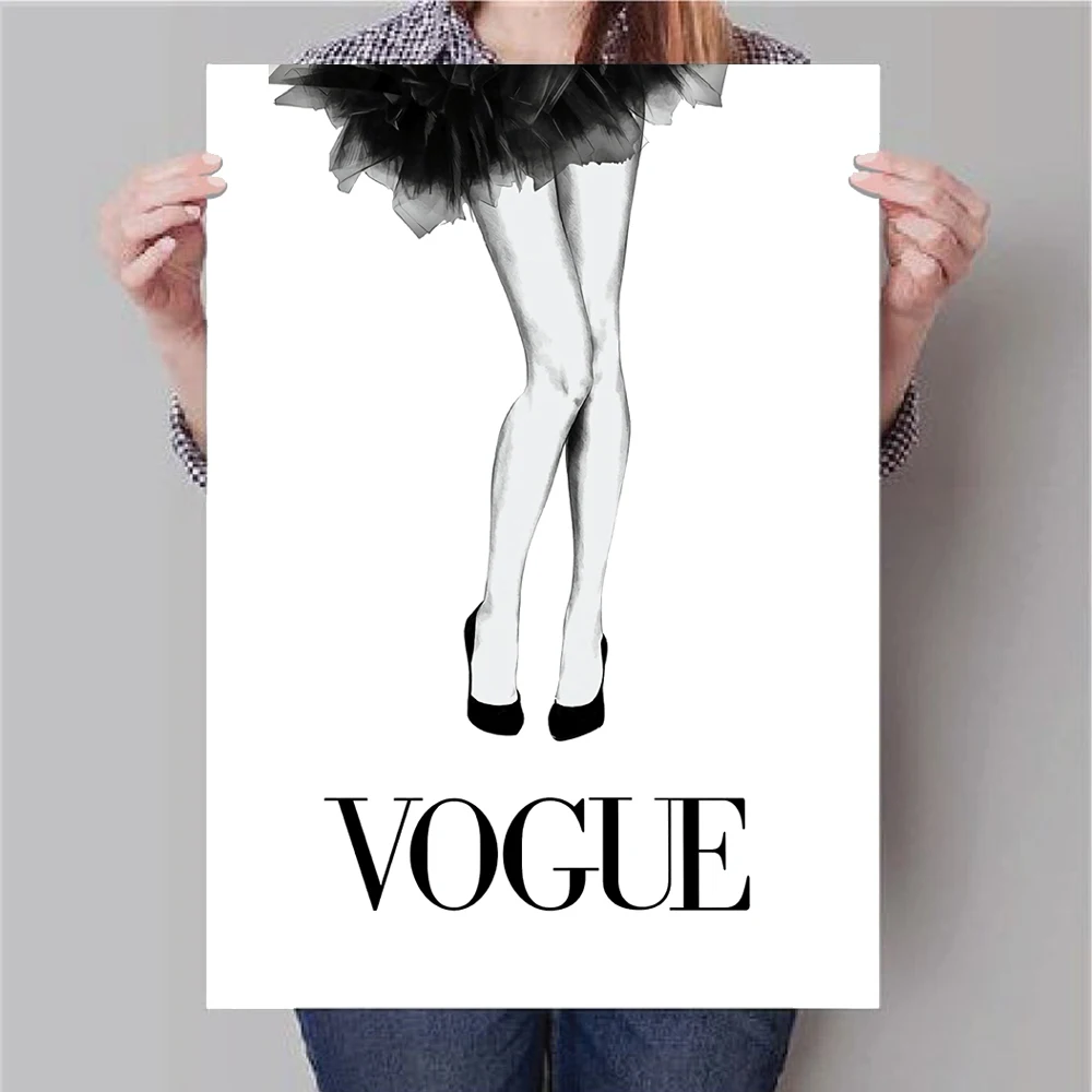 Печать на холсте Vogue плакат и печатная графика стены искусства декоративные настенные картины Мода для гостиной абстрактный домашний декор