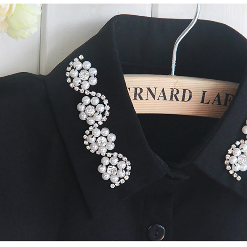 Обувь с украшением в виде кристаллов ожерелье обманка Для женщин Съемная Ложные