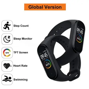 Fitness Bracelet Band Fitness Tracker Pedometer Heart Rate Monitor Waterproof Smart Bracelet For Mi Band Android IOS