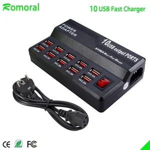 Smart USB Charger Quick Charge Station USB 12A Power 60W USB Charger
Socket Porous USB Adapter for iPad Tablet Mobile Phone