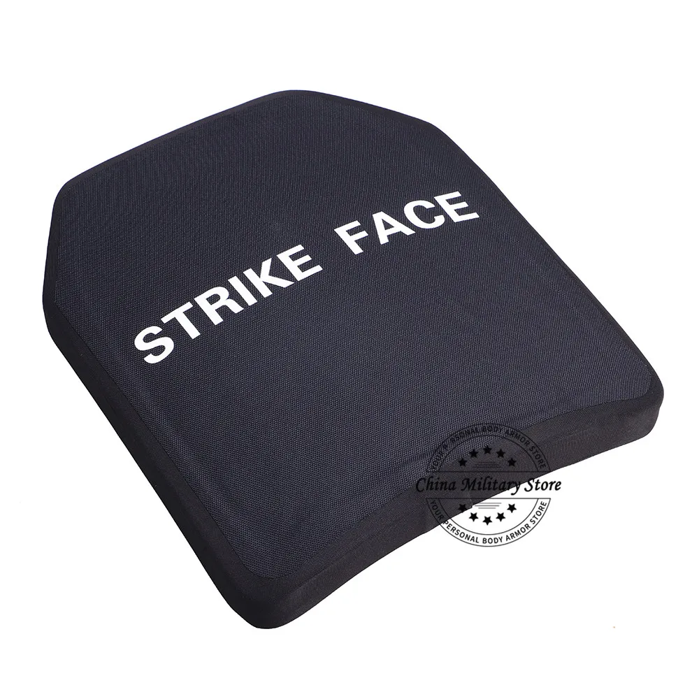 1pc 10x12 Inche Multi Curve Level 3 Military Stand Alone Ceramic Armor Plate Strike Face Police Ballistic Bulletproof Plates |
