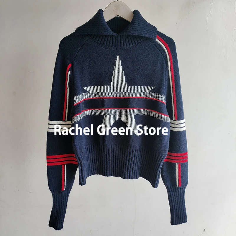 

luxury designer sweaters for women 2021 fall new fashion branded logoed letter Jacquard knitted pullovers long sleeve sweater
