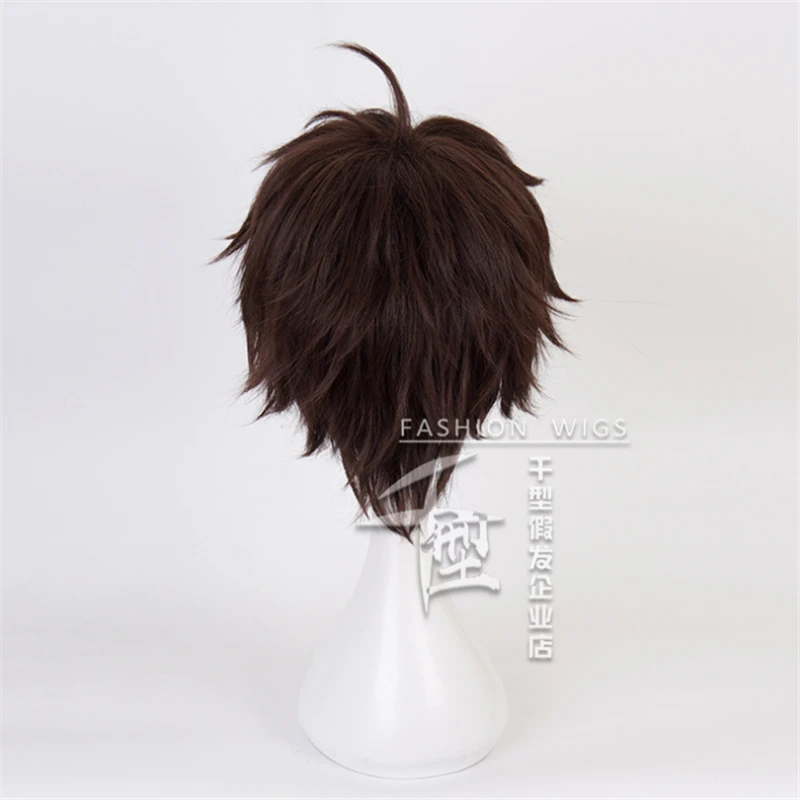 30cm Anime Haikyuu Karasuno High School Volleyball Club Oikawa Tooru Wig Cosplay Wigs Playing Dark Brown Hair Halloween 1:1 |