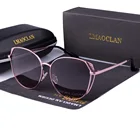 Солнцезащитные очки женские LMAOCLAN, поляризационные, винтажные, с вырезами, с защитой UV400