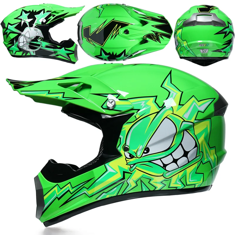 Мотоциклетный шлем внедорожный шлем для мотокросса atv dirt bike крест шлем для мотокросса также подходит для детских шлемов - Цвет: 6