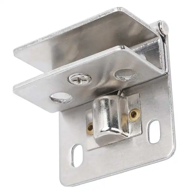 Glass Door Hinge Bracket Clamp Simple Structure Double Protection Easy To Install Ergonomic Design Sturdy Clamps Stainless | Обустройство